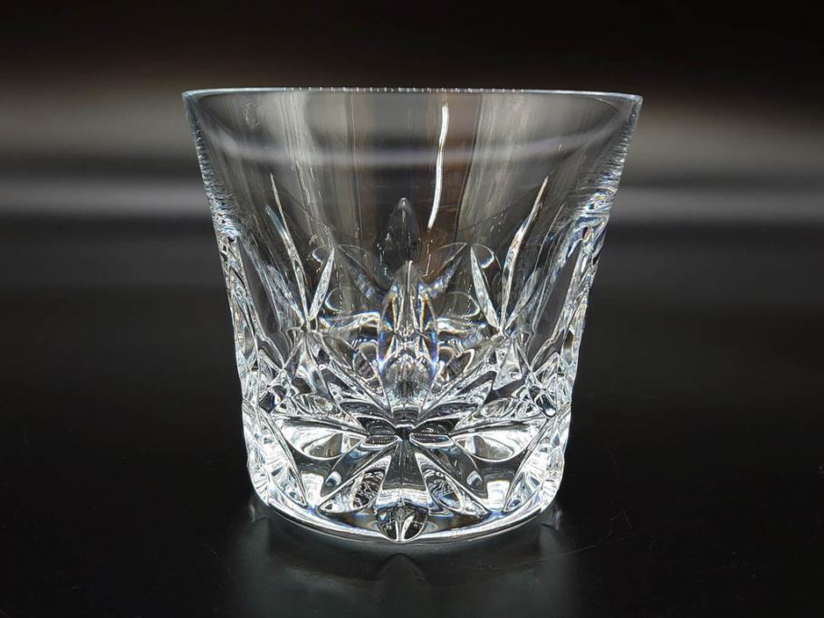 未使用　フランス　Baccarat　バカラ　エクラ(Eclat)　The YEAR 2023　澄んだ輝きを放つイヤータンブラー2客セット(コップ、グラス、ロックグラス、フルレッドクリスタルガラス、共箱付き)(R-081680)