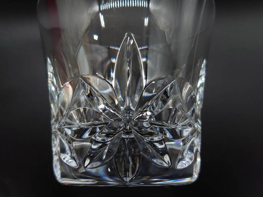 未使用　フランス　Baccarat　バカラ　エクラ(Eclat)　The YEAR 2023　澄んだ輝きを放つイヤータンブラー2客セット(コップ、グラス、ロックグラス、フルレッドクリスタルガラス、共箱付き)(R-081680)