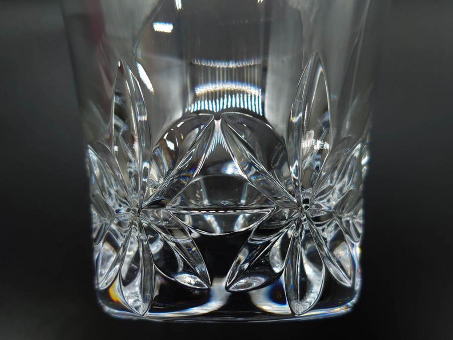 未使用　フランス　Baccarat　バカラ　エクラ(Eclat)　The YEAR 2023　澄んだ輝きを放つイヤータンブラー2客セット(コップ、グラス、ロックグラス、フルレッドクリスタルガラス、共箱付き)(R-081680)