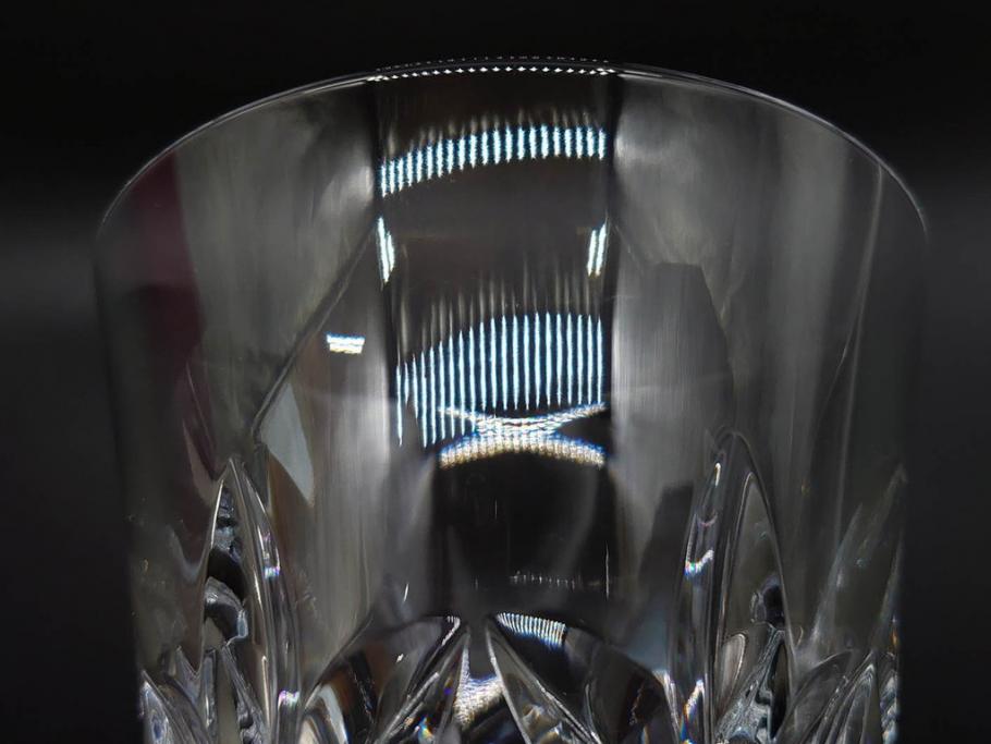 未使用　フランス　Baccarat　バカラ　エクラ(Eclat)　The YEAR 2023　澄んだ輝きを放つイヤータンブラー2客セット(コップ、グラス、ロックグラス、フルレッドクリスタルガラス、共箱付き)(R-081680)