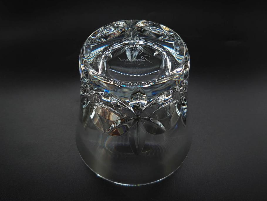 未使用　フランス　Baccarat　バカラ　エクラ(Eclat)　The YEAR 2023　澄んだ輝きを放つイヤータンブラー2客セット(コップ、グラス、ロックグラス、フルレッドクリスタルガラス、共箱付き)(R-081680)