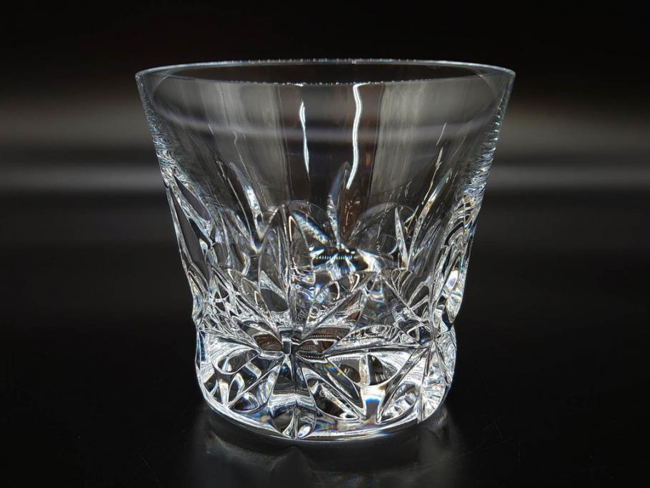 未使用　フランス　Baccarat　バカラ　エクラ(Eclat)　The YEAR 2023　澄んだ輝きを放つイヤータンブラー2客セット(コップ、グラス、ロックグラス、フルレッドクリスタルガラス、共箱付き)(R-081680)
