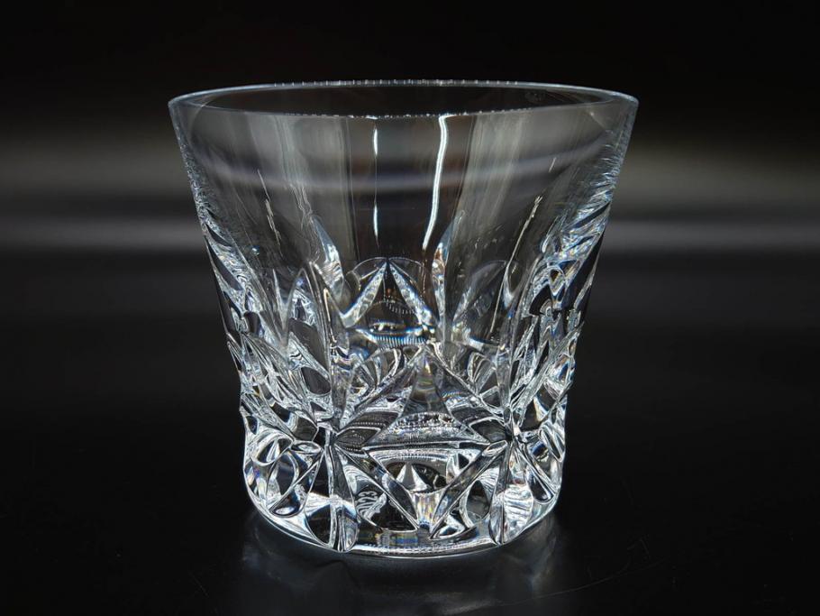 未使用　フランス　Baccarat　バカラ　エクラ(Eclat)　The YEAR 2023　澄んだ輝きを放つイヤータンブラー2客セット(コップ、グラス、ロックグラス、フルレッドクリスタルガラス、共箱付き)(R-081680)