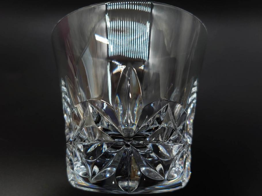 未使用　フランス　Baccarat　バカラ　エクラ(Eclat)　The YEAR 2023　澄んだ輝きを放つイヤータンブラー2客セット(コップ、グラス、ロックグラス、フルレッドクリスタルガラス、共箱付き)(R-081680)