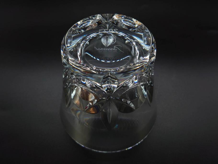 未使用　フランス　Baccarat　バカラ　エクラ(Eclat)　The YEAR 2023　澄んだ輝きを放つイヤータンブラー2客セット(コップ、グラス、ロックグラス、フルレッドクリスタルガラス、共箱付き)(R-081680)