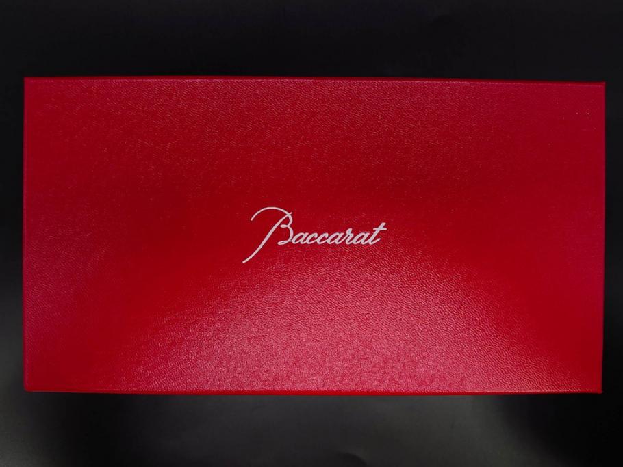 未使用　フランス　Baccarat　バカラ　エクラ(Eclat)　The YEAR 2023　澄んだ輝きを放つイヤータンブラー2客セット(コップ、グラス、ロックグラス、フルレッドクリスタルガラス、共箱付き)(R-081680)