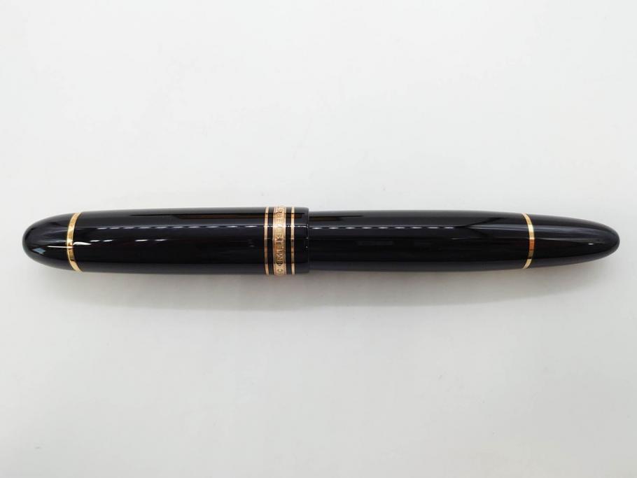 ドイツ　MONTBLANC　モンブラン　マイスターシュテュック　149　18K　75周年　ペンケース　1924本限定　ケースのみ　高級感を醸し出す万年筆とケースセット(MEISTERSTUCK、2本用?、筆記具、文具、箱付き)(R-081685)