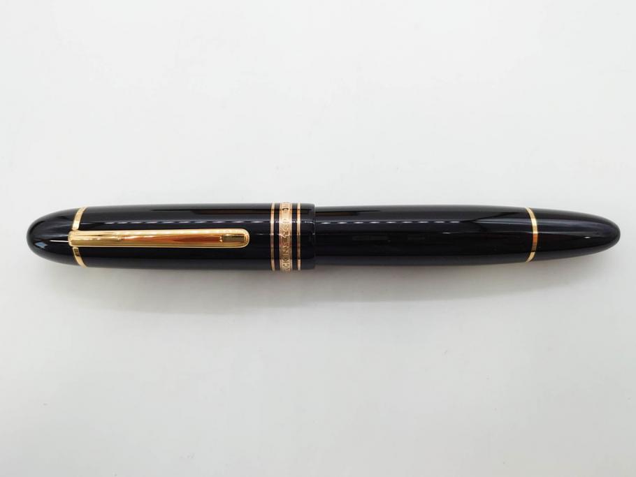 ドイツ　MONTBLANC　モンブラン　マイスターシュテュック　149　18K　75周年　ペンケース　1924本限定　ケースのみ　高級感を醸し出す万年筆とケースセット(MEISTERSTUCK、2本用?、筆記具、文具、箱付き)(R-081685)