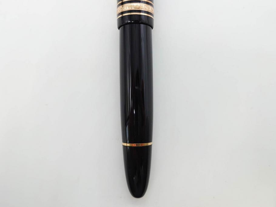 ドイツ　MONTBLANC　モンブラン　マイスターシュテュック　149　18K　75周年　ペンケース　1924本限定　ケースのみ　高級感を醸し出す万年筆とケースセット(MEISTERSTUCK、2本用?、筆記具、文具、箱付き)(R-081685)