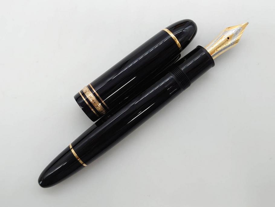 ドイツ　MONTBLANC　モンブラン　マイスターシュテュック　149　18K　75周年　ペンケース　1924本限定　ケースのみ　高級感を醸し出す万年筆とケースセット(MEISTERSTUCK、2本用?、筆記具、文具、箱付き)(R-081685)