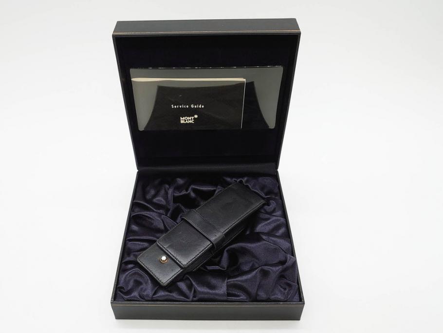 ドイツ　MONTBLANC　モンブラン　マイスターシュテュック　149　18K　75周年　ペンケース　1924本限定　ケースのみ　高級感を醸し出す万年筆とケースセット(MEISTERSTUCK、2本用?、筆記具、文具、箱付き)(R-081685)