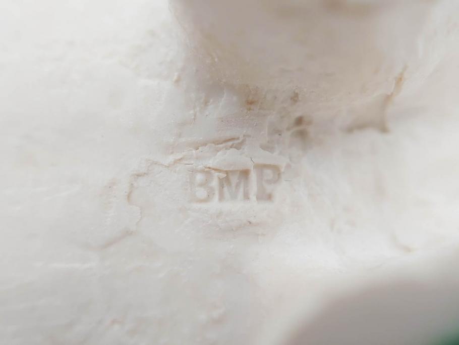 イギリス　BMP(大英博物館?)　カバ　存在感のある置物3点セット(青いカバ、エジプト、動物、アニマル、オブジェ、ディスプレイ)(R-081871)