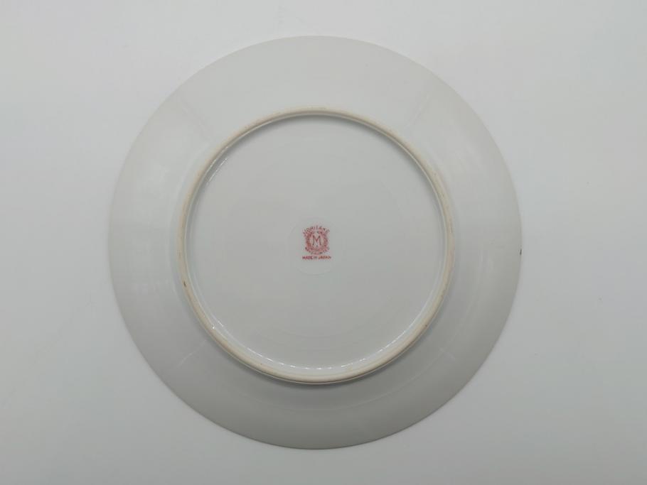 オールドノリタケ　NORITAKE　湖図　ハンドペイント　レトロでかわいらしいプレート・ボウル(皿、小鉢、深皿、洋食器)(R-061065)