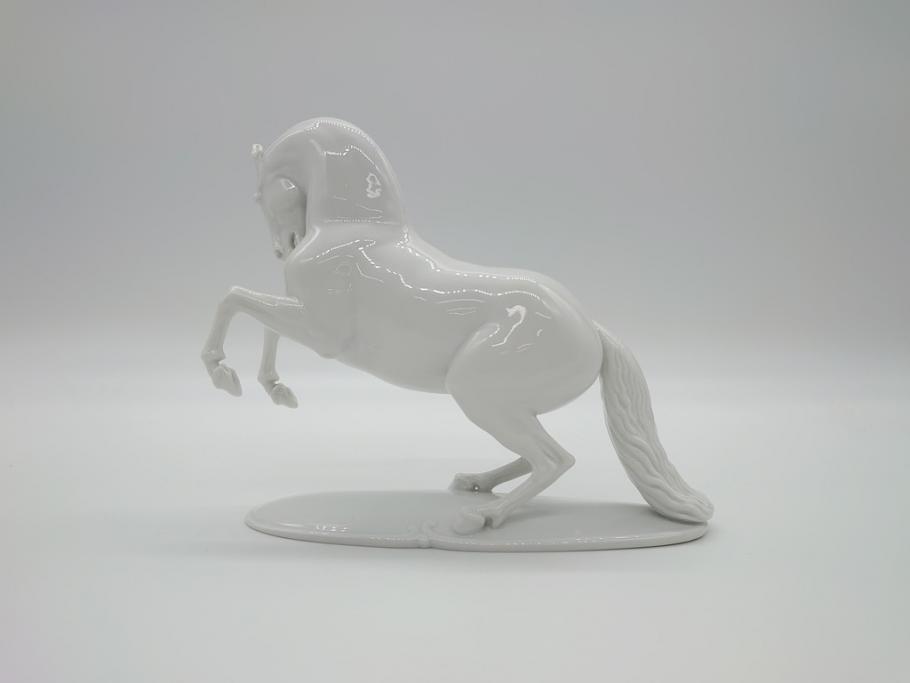 ヴィンテージ　 ドイツ　ローゼンタール(Rosenthal)　T.KARNER　ケルナー　馬　フィギュリン(陶磁器、置物)(R-061066)