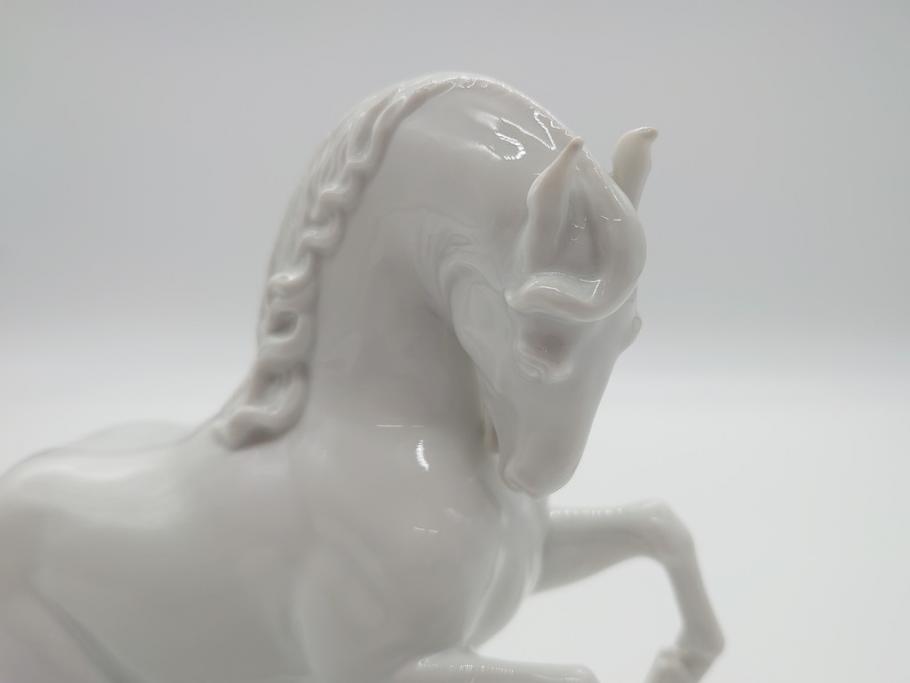 ヴィンテージ　 ドイツ　ローゼンタール(Rosenthal)　T.KARNER　ケルナー　馬　フィギュリン(陶磁器、置物)(R-061066)