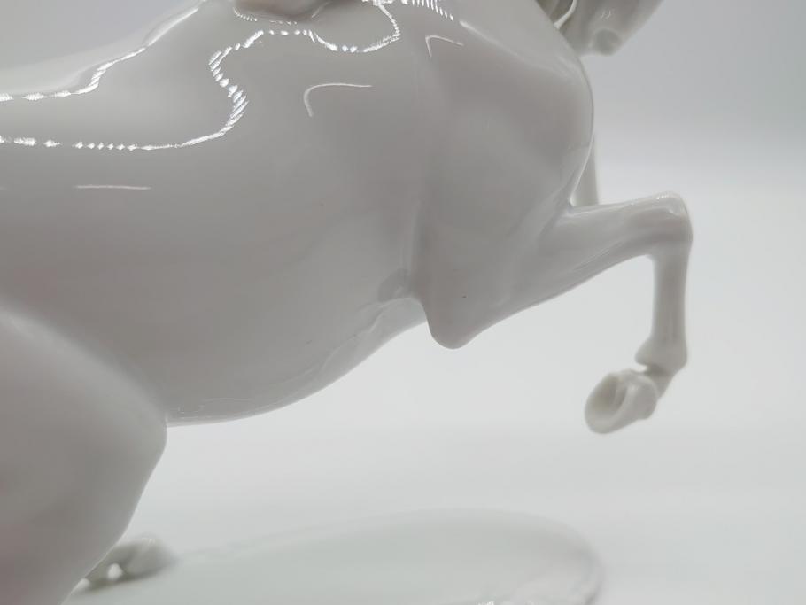 ヴィンテージ　 ドイツ　ローゼンタール(Rosenthal)　T.KARNER　ケルナー　馬　フィギュリン(陶磁器、置物)(R-061066)