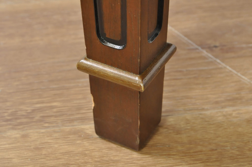 中古　美品　maruni(マルニ木工)　地中海ロイヤルシリーズ(ROYAL)　シックな佇まいが魅力的なパーティテーブル(ダイニングテーブル、4人掛け、食卓)(定価約24万円)(R-081720)