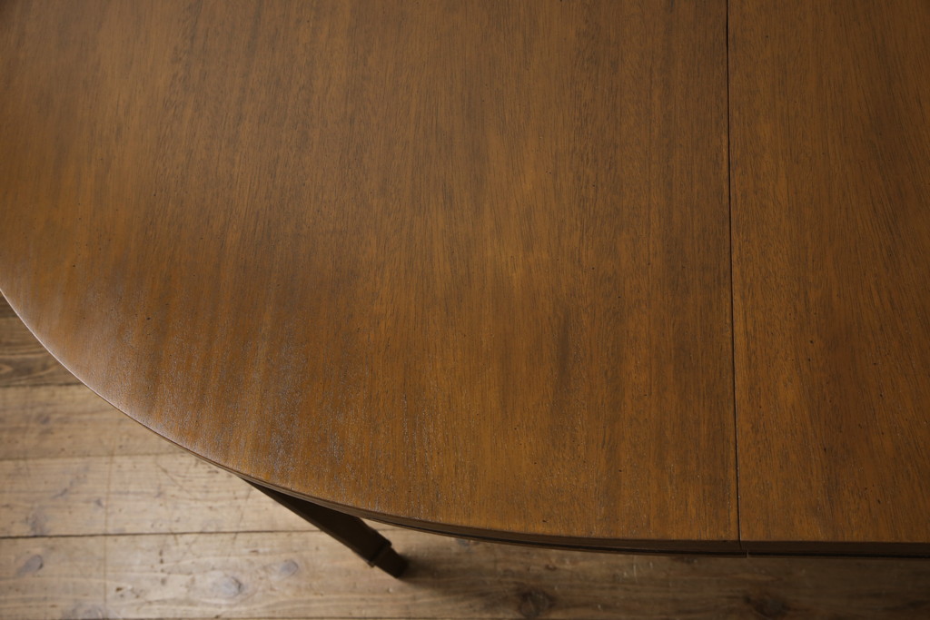ヴィンテージ家具　DREXEL HERITAGE(ドレクセルヘリテイジ)　Triune(トライユン)　品のある佇まいがすてきなダイニングテーブル(エクステンションテーブル、ビンテージ)(R-049990)
