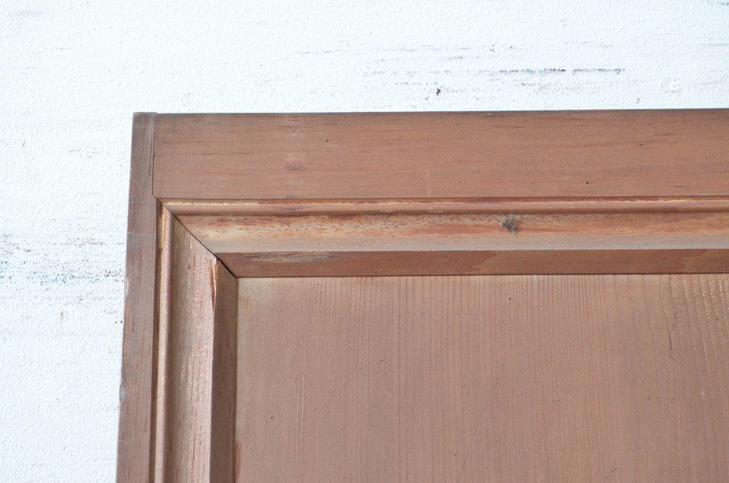 アンティーク建具　高級　特注品!!　上手物　凝ったデザインが目を惹かれる扉1枚(ドア、木製扉)(R-081021)