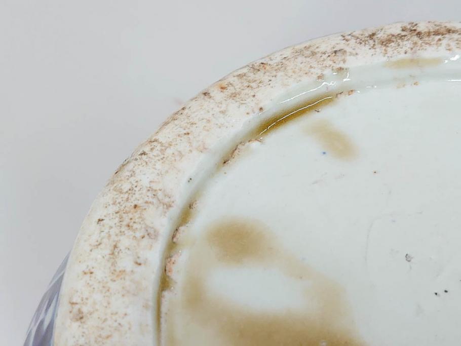 江戸～明治期　古伊万里　錦地　色絵　高さ 約57cm　華麗な色付が美しい花瓶(松、菊、花鳥、鳳凰、人物、風景、獅子、花生、花入、花器、金彩、二尺、共箱付)(R-081878)