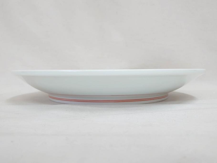 重要無形文化財　人間国宝　十四代　酒井田柿右衛門　錦　牡丹鳥文　約30cm　9.9寸　一つ一つ丁寧に描かれた色絵が美しい額皿(大皿、和皿、飾り皿、和食器、共箱付き、九寸九分)(R-075542)