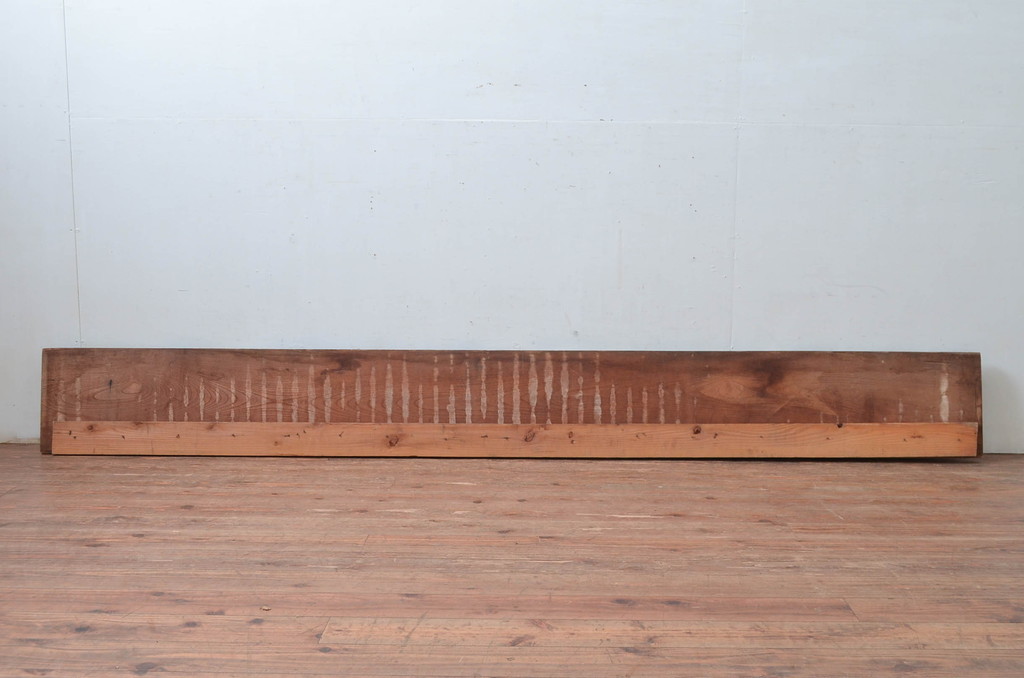 アンティーク建具　特大!　幅256cm　総欅(ケヤキ)材　躍動感ある鶯(ウグイス)と梅の図柄が目を惹く彫刻欄間(明り取り、明かり取り)(R-080600)