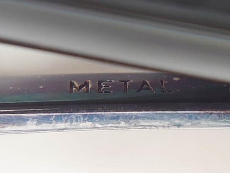デンマーク　GEORG JENSEN(ジョージ・ジェンセン)　M18K(18金)　925S　万年筆(METAL、DENMARK、シルバー、SILVER、筆記具、文具、箱付き)(R-075649)