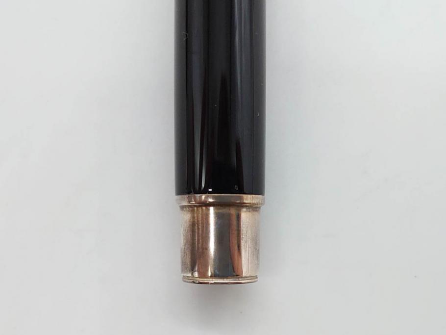 デンマーク　GEORG JENSEN(ジョージ・ジェンセン)　M18K(18金)　925S　万年筆(METAL、DENMARK、シルバー、SILVER、筆記具、文具、箱付き)(R-075649)