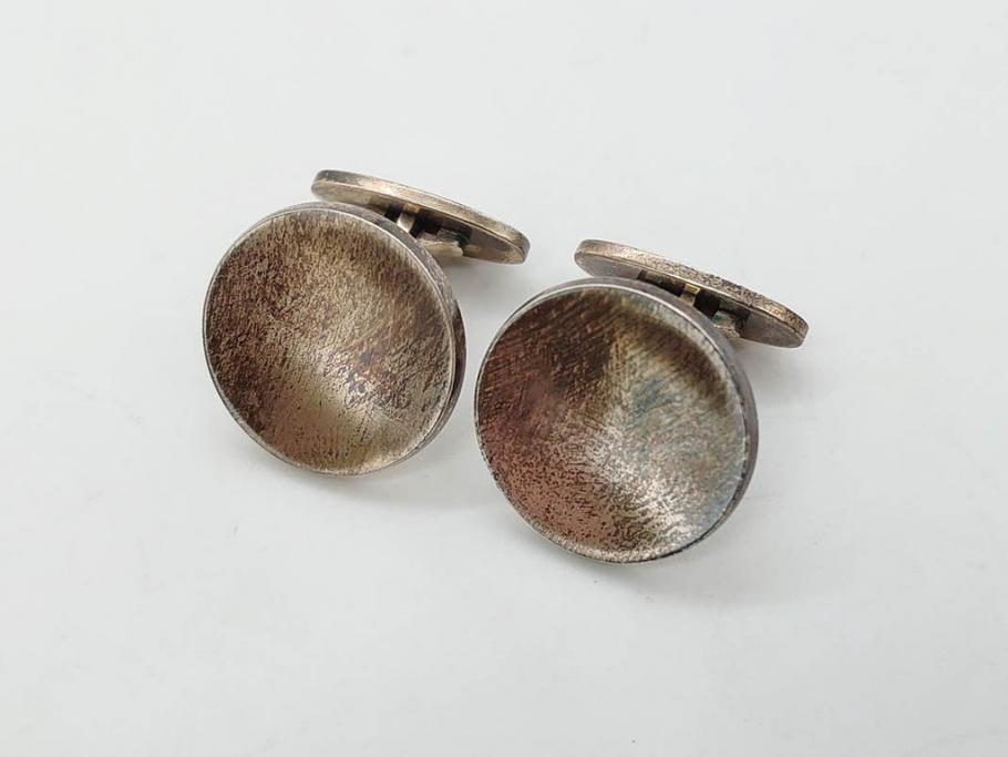 デンマーク　GEORG JENSEN(ジョージ・ジェンセン)　925 SILVER　ネクタイピン1点&カフス4点セット(カフリンクス、カフスボタン、アクセサリー、DENMARK、シルバー、ケース付き、76A、103、95、92、80)(R-075657)