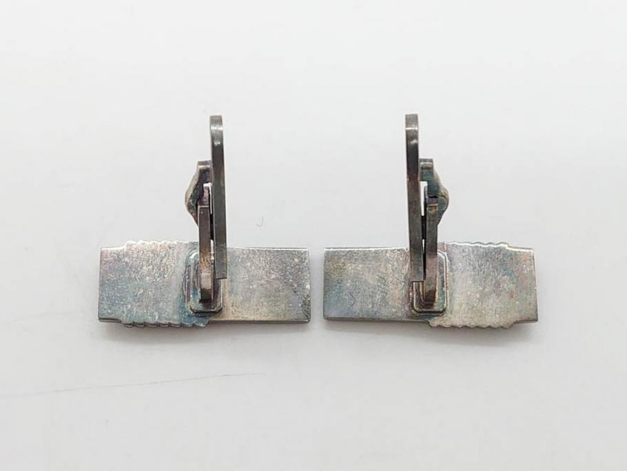 デンマーク　GEORG JENSEN(ジョージ・ジェンセン)　925 SILVER　ネクタイピン1点&カフス4点セット(カフリンクス、カフスボタン、アクセサリー、DENMARK、シルバー、ケース付き、76A、103、95、92、80)(R-075657)