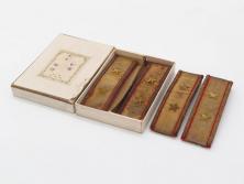 当時物　日本軍　陸軍　中将　肩章2組セット(軍物、ミリタリー、階級章、軍服小物、箱付き)(R-075658)