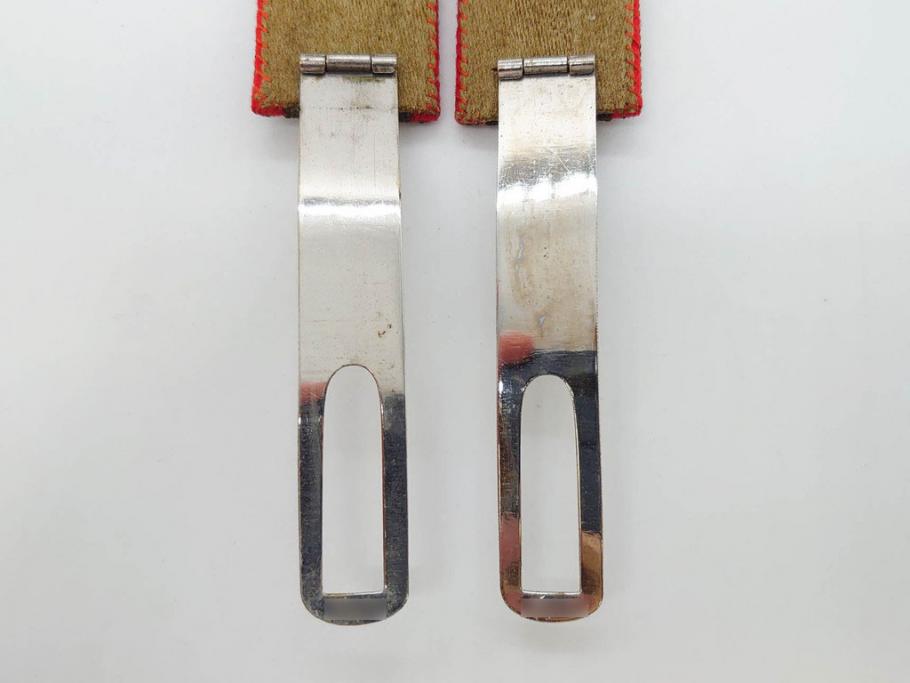 当時物　日本軍　陸軍　中将　肩章2組セット(軍物、ミリタリー、階級章、軍服小物、箱付き)(R-075658)