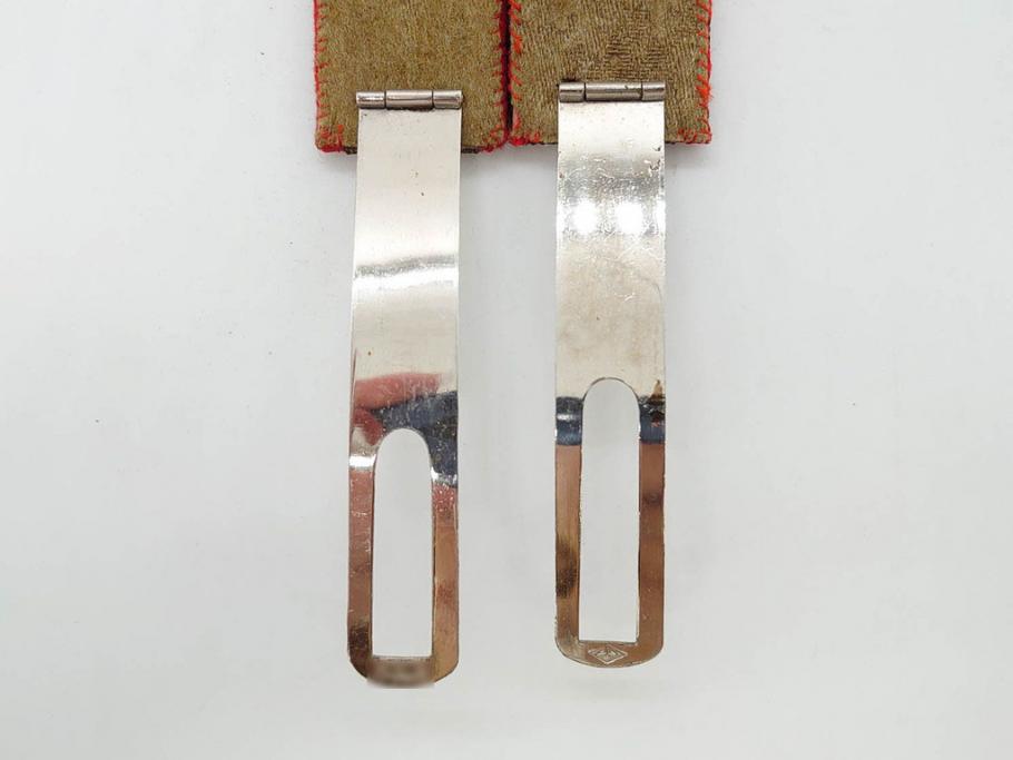 当時物　日本軍　陸軍　中将　肩章2組セット(軍物、ミリタリー、階級章、軍服小物、箱付き)(R-075658)