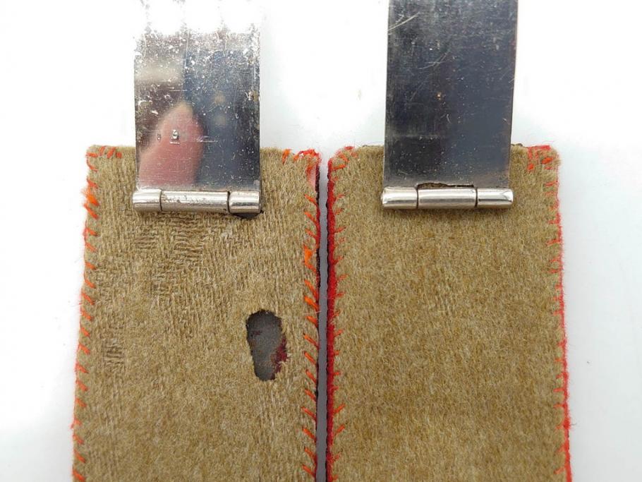 当時物　日本軍　陸軍　中将　肩章2組セット(軍物、ミリタリー、階級章、軍服小物、箱付き)(R-075658)