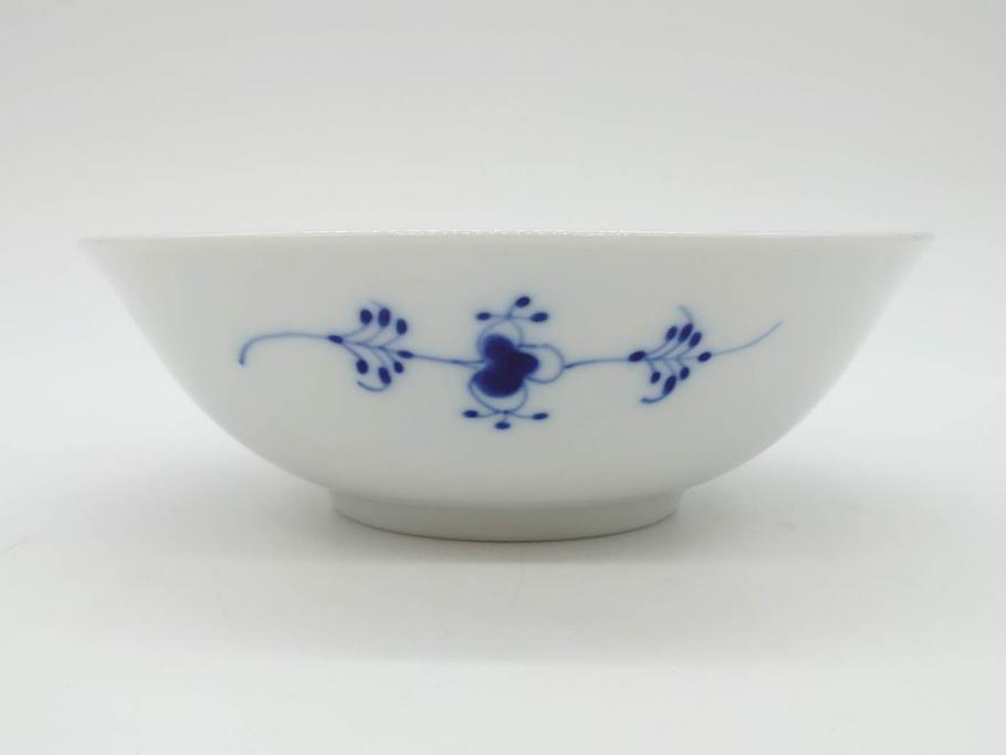 デンマーク　ROYAL COPENHAGEN(ロイヤルコペンハーゲン)　ブルーフルーテッド　ハーフレース　プレイン　リーフディッシュ・オープンシュガー・ボウル・絵皿(小皿)　まとめて10点セット(プレート、変形皿、洋食器)(R-075659)