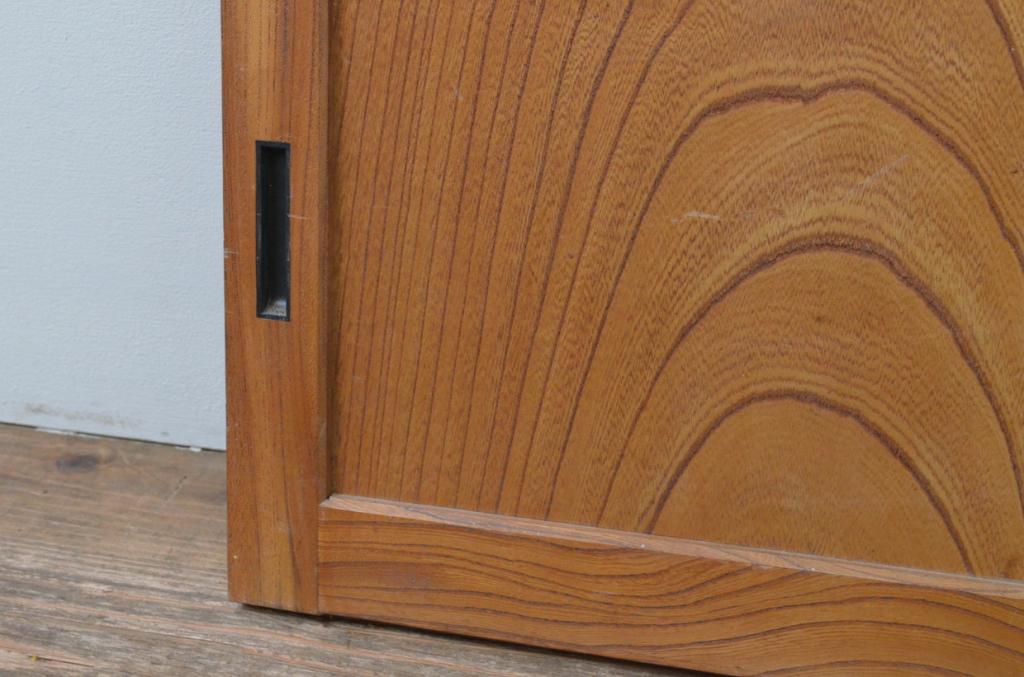 アンティーク建具　　和の趣を感じられる小さな板戸窓2枚セット(引き戸)(R-068002)