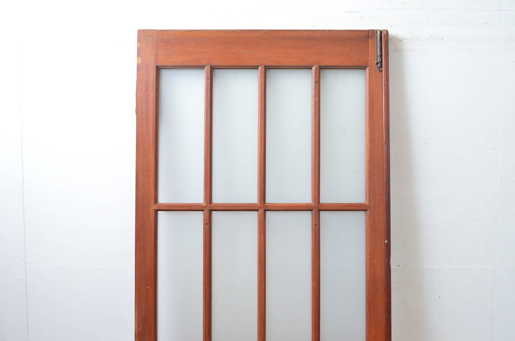 アンティーク建具　レトロな佇まいが魅力的なドア1枚(ガラス扉)(R-080501)