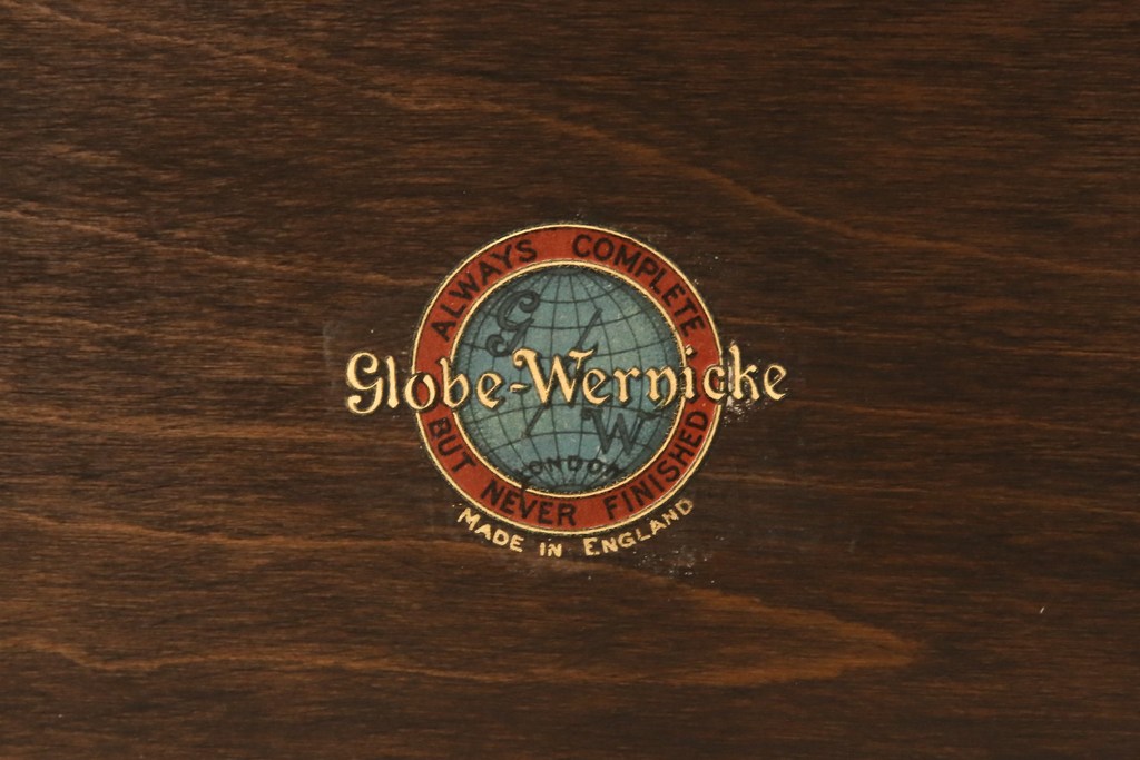 イギリスアンティーク　オーク材　Globe Wernicke(グローブ ウェルニッケ)　クラシカルなスタッキングブックケース(本箱、収納棚、戸棚、飾り棚)(R-057568)