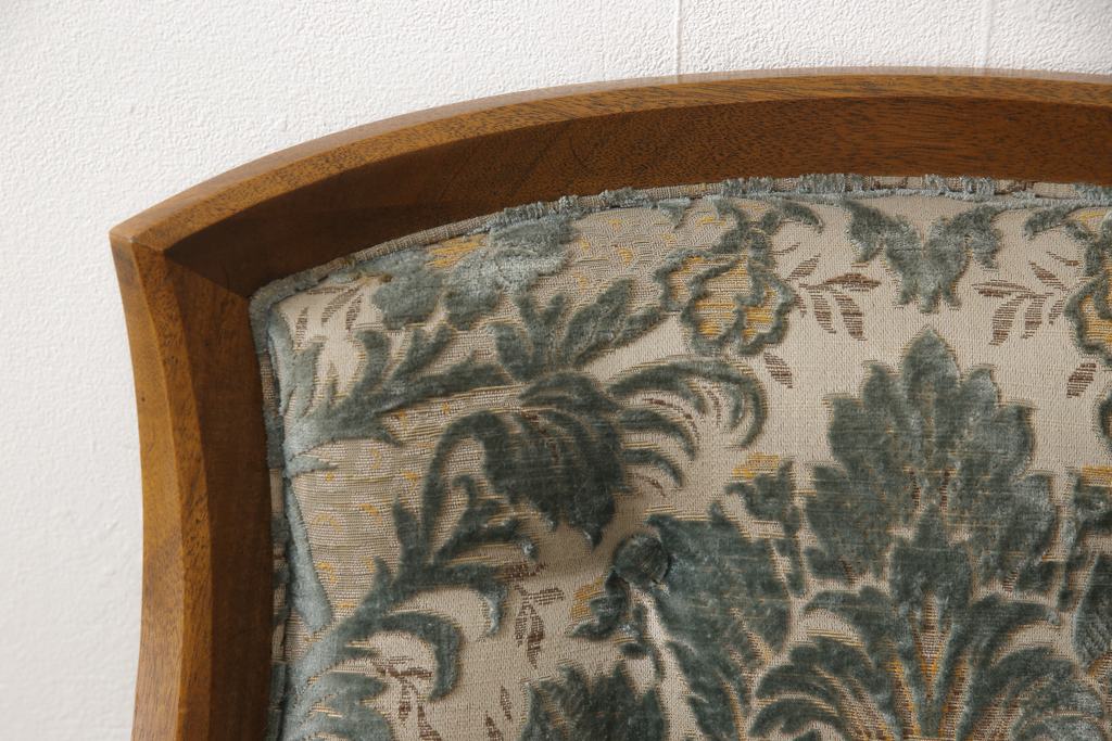 中古　DREXEL HERITAGE(ドレクセルヘリテイジ)　Upholstery(アップホルスタリー)　ローバックチェア(アームチェア、1人掛けソファ)(定価約45万円)(R-051778)