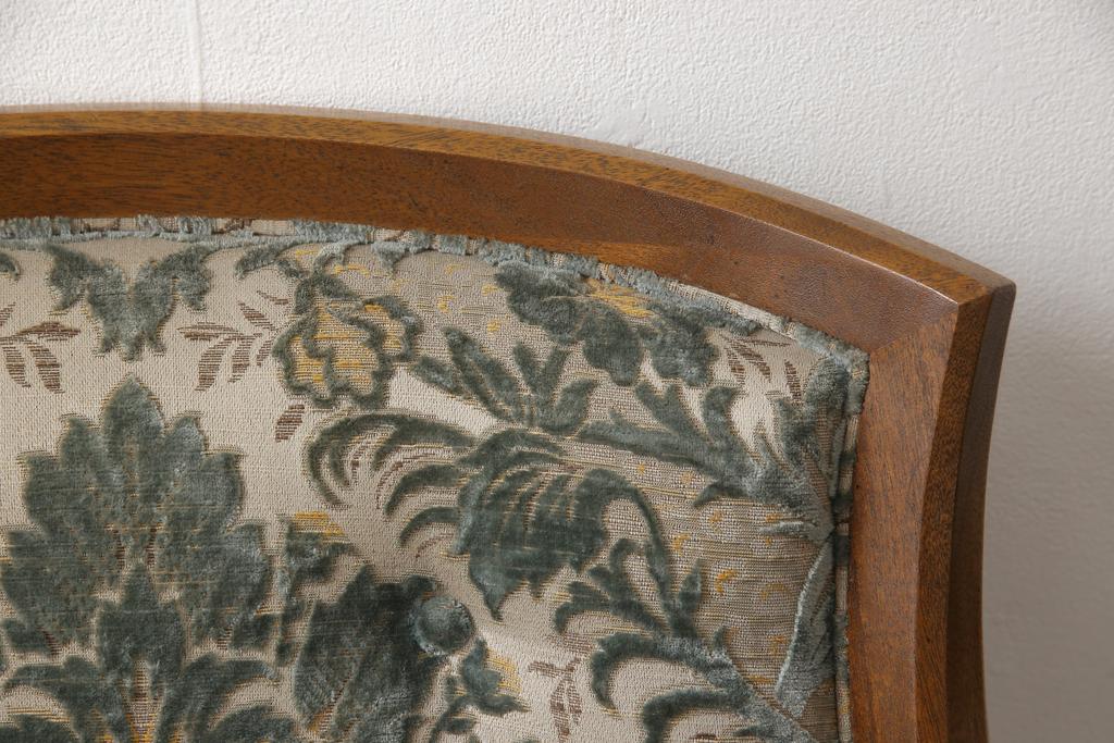 中古　DREXEL HERITAGE(ドレクセルヘリテイジ)　Upholstery(アップホルスタリー)　ローバックチェア(アームチェア、1人掛けソファ)(定価約45万円)(R-051778)