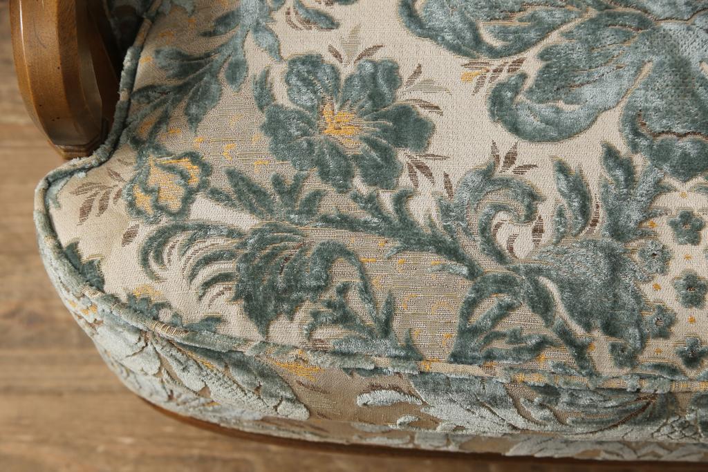 中古　DREXEL HERITAGE(ドレクセルヘリテイジ)　Upholstery(アップホルスタリー)　ローバックチェア(アームチェア、1人掛けソファ)(定価約45万円)(R-051778)