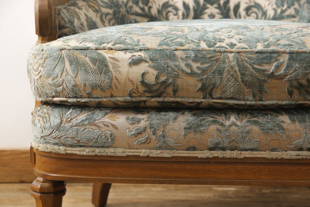 中古　DREXEL HERITAGE(ドレクセルヘリテイジ)　Upholstery(アップホルスタリー)　ローバックチェア(アームチェア、1人掛けソファ)(定価約45万円)(R-051778)