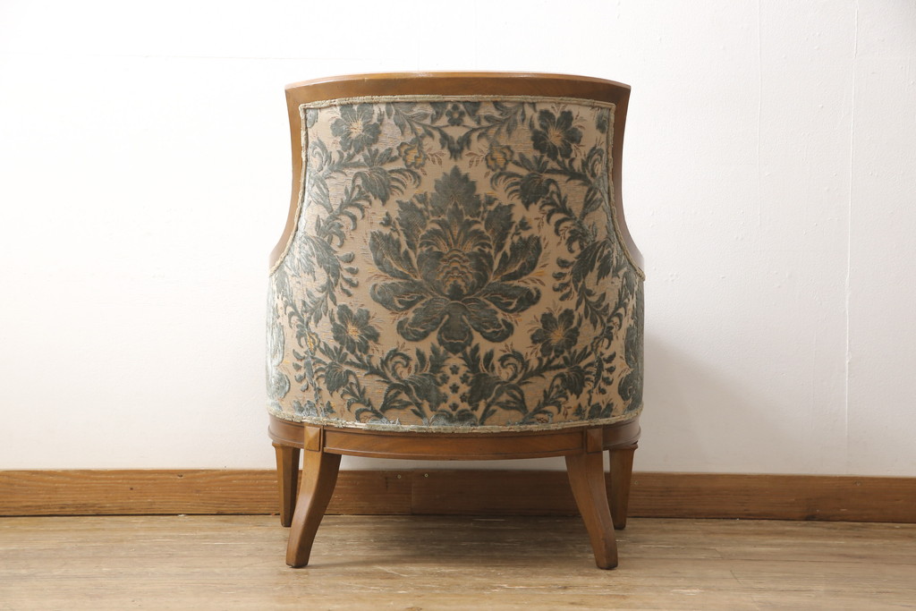 中古　DREXEL HERITAGE(ドレクセルヘリテイジ)　Upholstery(アップホルスタリー)　ローバックチェア(アームチェア、1人掛けソファ)(定価約45万円)(R-051778)