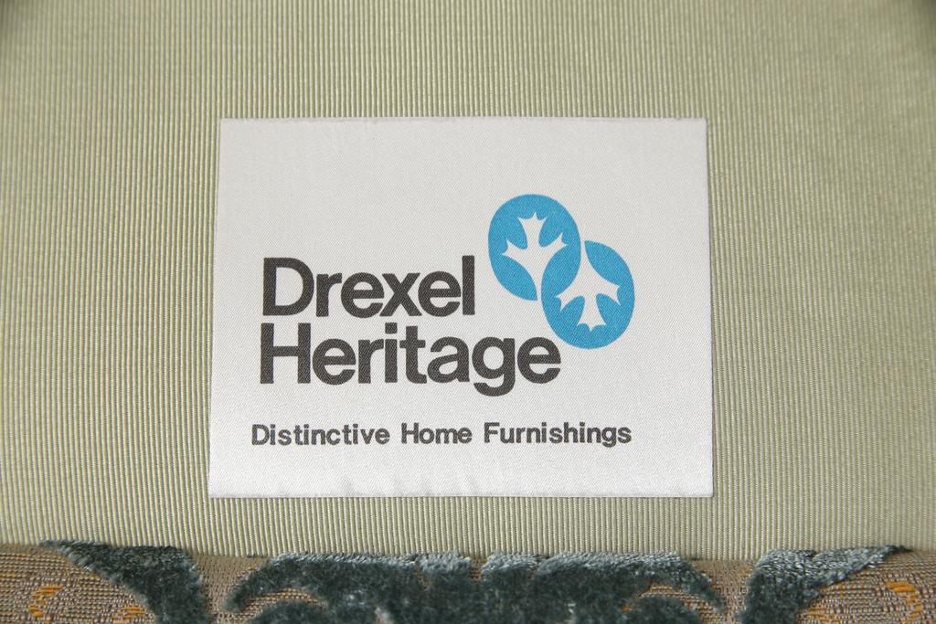 中古　DREXEL HERITAGE(ドレクセルヘリテイジ)　Upholstery(アップホルスタリー)　ローバックチェア(アームチェア、1人掛けソファ)(定価約45万円)(R-051778)