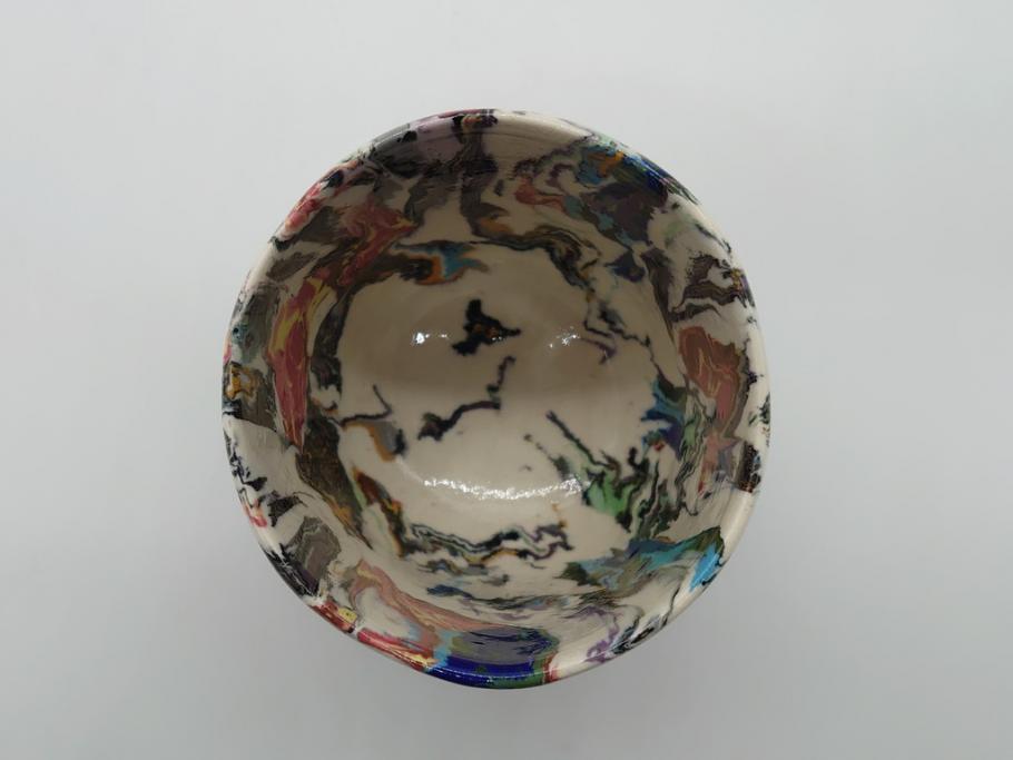 松井康成 萃瓷練上皿 | 絵画など美術品の販売と買取 | 東京・銀座 おいだ美術