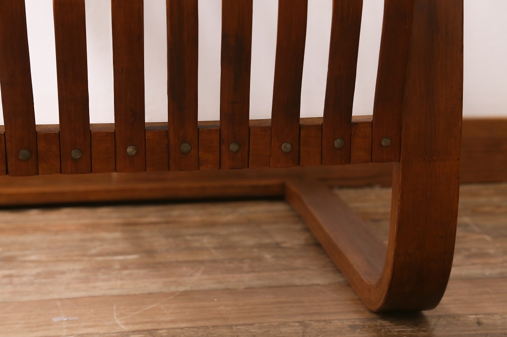ビンテージ家具　竹興社　城所右文次　オリジナル　Bamboo Chair　バンブーチェア(アームチェア、安楽椅子、ヴィンテージ)(R-040156)