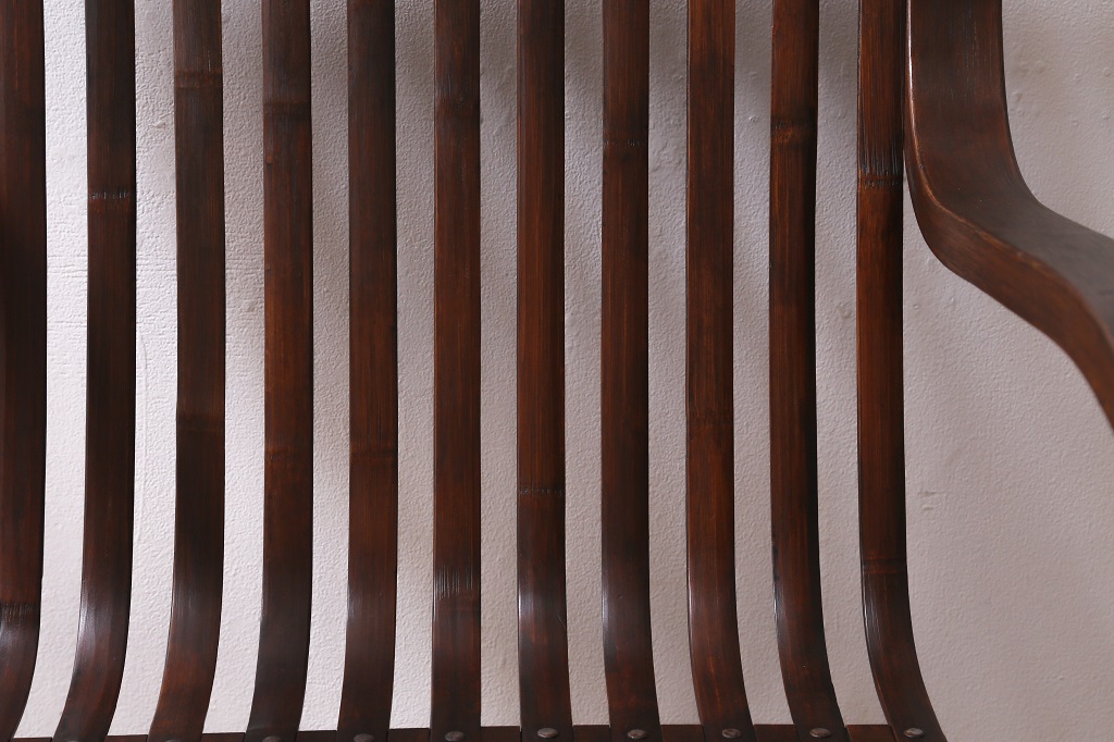 ビンテージ家具　竹興社　城所右文次　オリジナル　Bamboo Chair　バンブーチェア(アームチェア、安楽椅子)(R-040155)