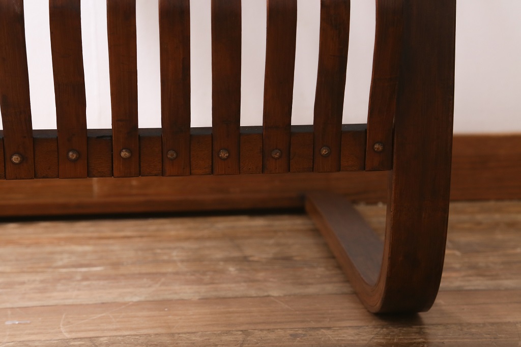 ビンテージ家具　竹興社　城所右文次　オリジナル　Bamboo Chair　バンブーチェア(アームチェア、安楽椅子)(R-040155)