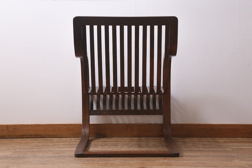 ビンテージ家具　竹興社　城所右文次　オリジナル　Bamboo Chair　バンブーチェア(アームチェア、安楽椅子)(R-040155)