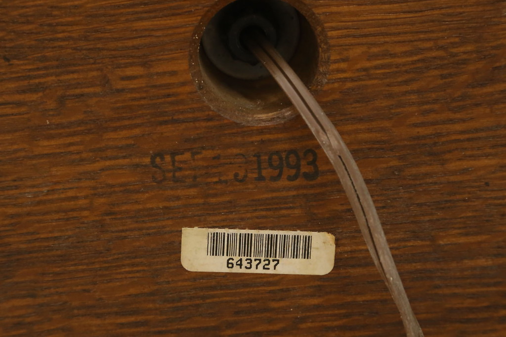 中古　美品　アメリカ　Stickley(スティックレー、スティックレイ)　Mission Collection(ミッション・コレクション)　コンテンポラリー　モダンデザインのステンドグラスシェードが目を引くフロアランプ(フロアスタンド、スタンド照明、シェードライト)(定価約28万円)(R-081281)